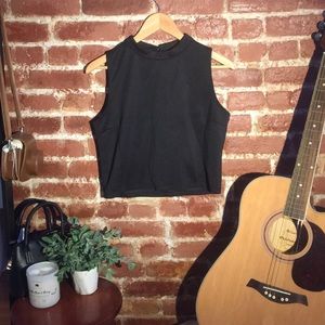 ❗️3/$15 High Neck Black Top